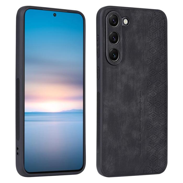 AZNS - AZNS Samsung Galaxy S23+ Fodral i PU-läder - Svart