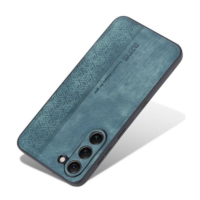 AZNS - AZNS Samsung Galaxy S23 Fodral PU Läder - Grön