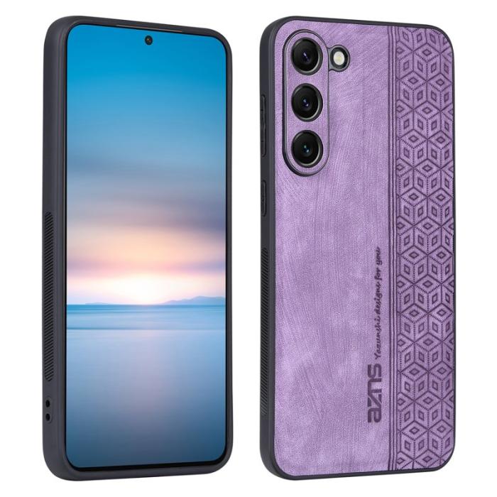 AZNS - AZNS Samsung Galaxy S23 Fodral PU Läder - Lila