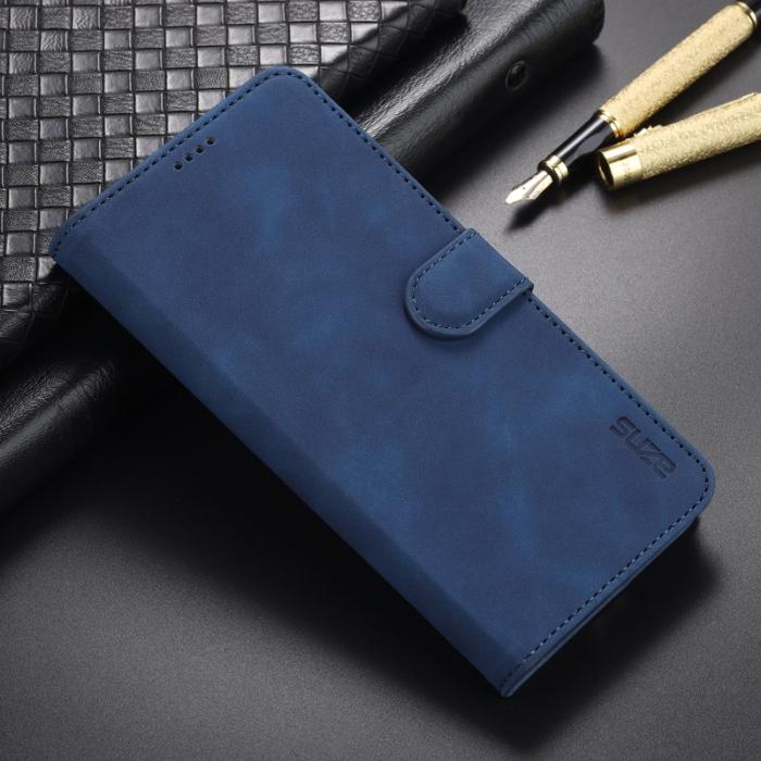 AZNS - AZNS Samsung Galaxy S23 Fodral PU Läder - Magnetisk - Blå