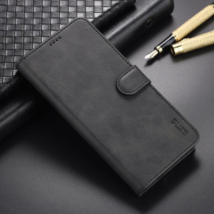 AZNS - AZNS Samsung Galaxy S23 Fodral PU Läder - Svart