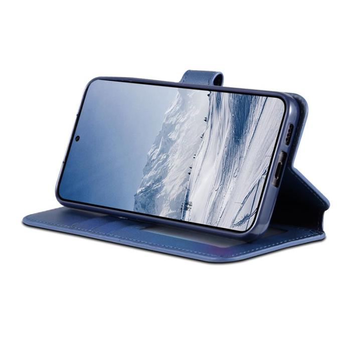 AZNS - AZNS Samsung Galaxy S23+ Skal Äkta läder - Blå
