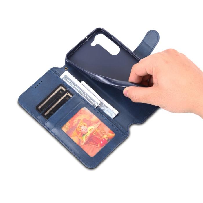 AZNS - AZNS Samsung Galaxy S23+ Skal Äkta läder - Blå