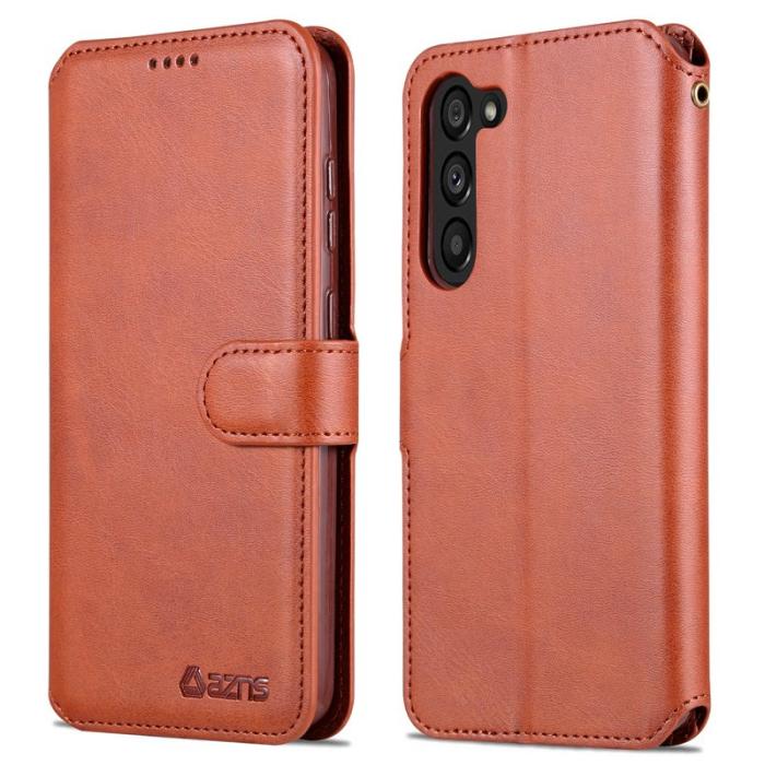 AZNS - AZNS Samsung Galaxy S23+ Skal Äkta läder - Brun
