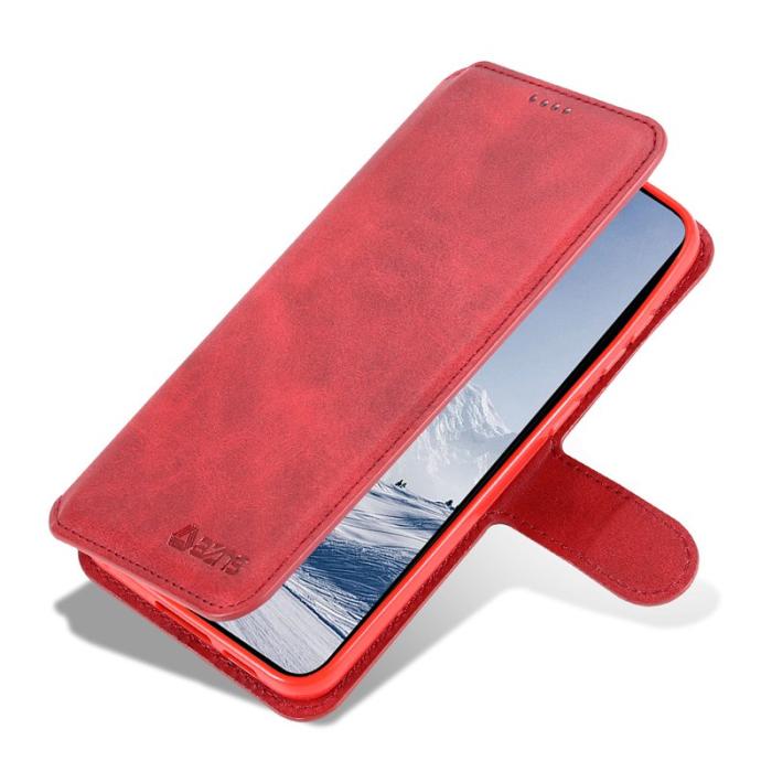 AZNS - AZNS Samsung Galaxy S23+ Skal Äkta Läder - Röd