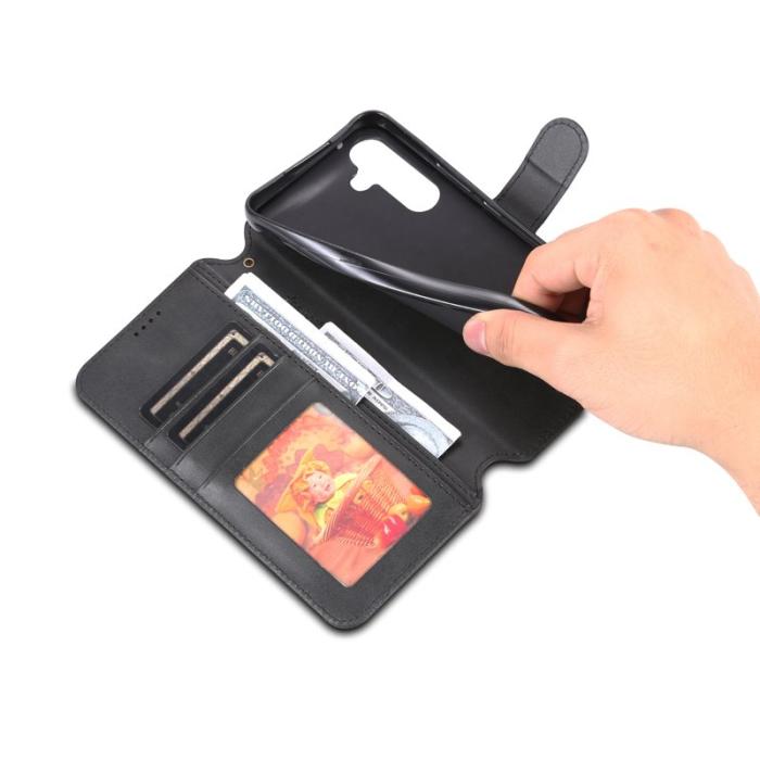 AZNS - AZNS Samsung Galaxy S23+ Skal Äkta läder - Svart