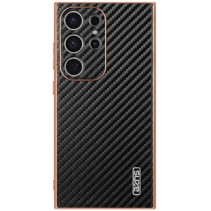 AZNS - AZNS Samsung Galaxy S23 Ultra Fodral PU + TPU - Svart