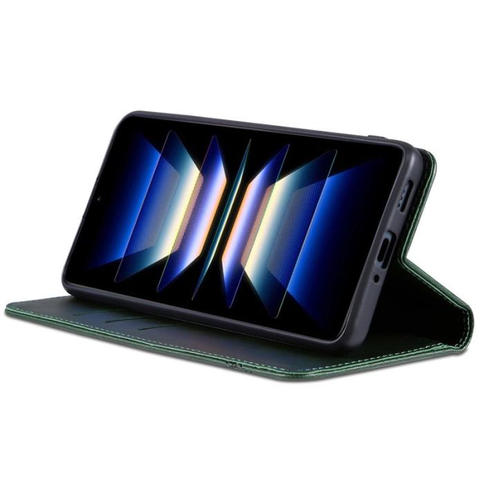 AZNS - AZNS Samsung Galaxy S24 FE Fodral - Äkta läder - Grön