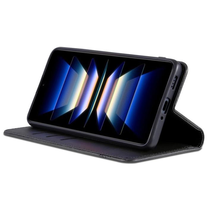 AZNS - AZNS Samsung Galaxy S24 FE Fodral - Äkta läder - Svart