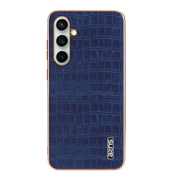 AZNS - AZNS Samsung Galaxy S24 FE Fodral Electroplating PU+TPU - Blå