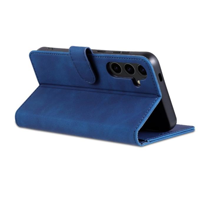 AZNS - AZNS Samsung Galaxy S24 FE Fodral PU Läder - Blå