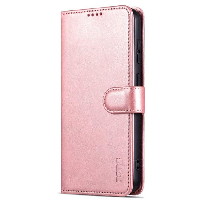 AZNS - AZNS Samsung Galaxy S24 FE Fodral PU Läder - Rose Gold