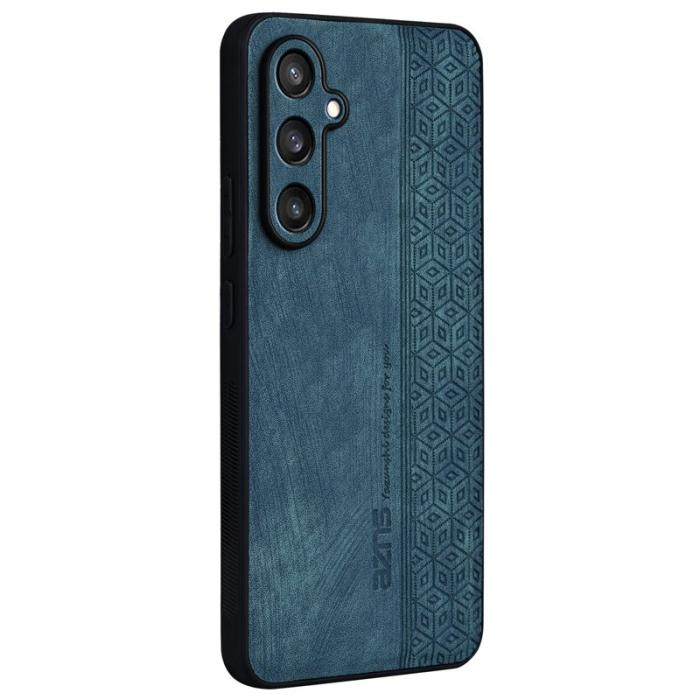 AZNS - AZNS Samsung Galaxy S24 FE Fodral Shockproof PU Läder - Grön