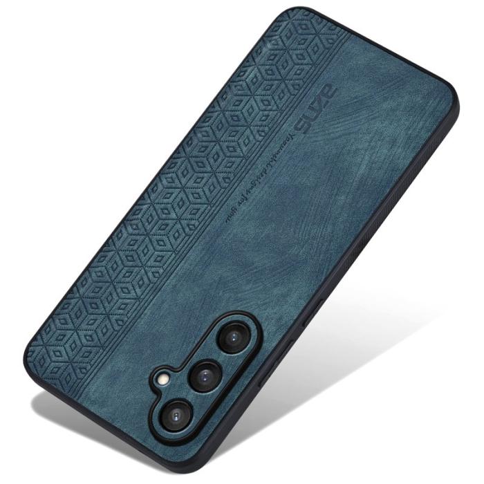 AZNS - AZNS Samsung Galaxy S24 FE Fodral Shockproof PU Läder - Grön