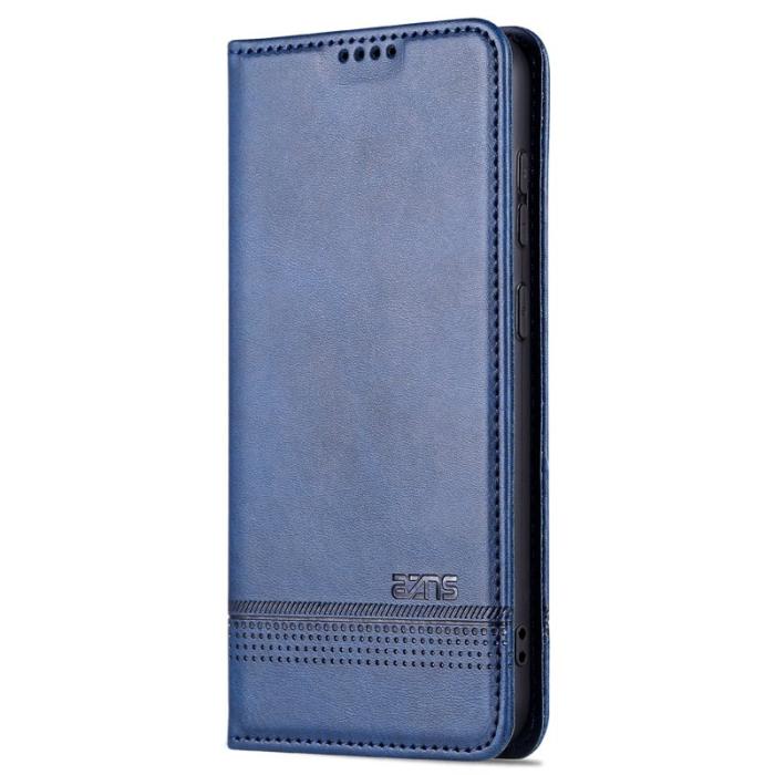 AZNS - AZNS Samsung Galaxy S24 Fodral PU Läder - Mörkblå