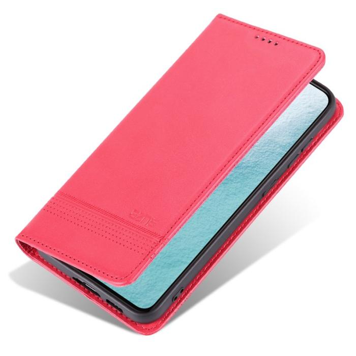 AZNS - AZNS Samsung Galaxy S24 Fodral PU Läder - Röd