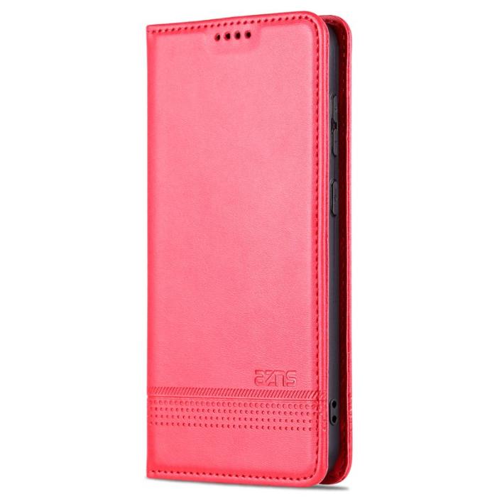 AZNS - AZNS Samsung Galaxy S24 Fodral PU Läder - Röd