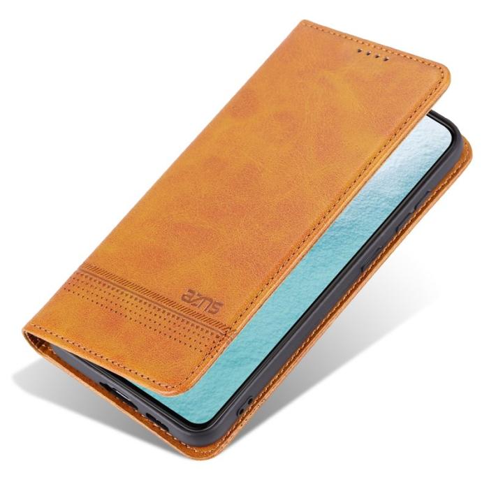 AZNS - AZNS Samsung Galaxy S24+ Fodral PU Läder - Scratch-resistant - Brun