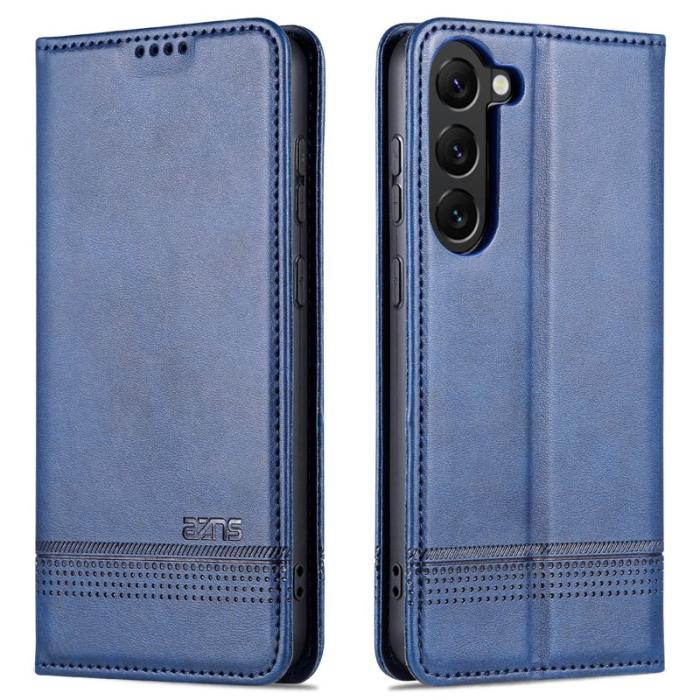 AZNS - AZNS Samsung Galaxy S24+ Fodral PU Läder - Scratch-resistant - Mörkblå