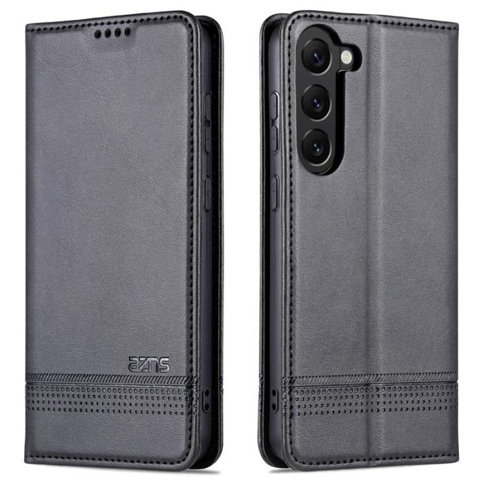 AZNS - AZNS Samsung Galaxy S24 Fodral PU Läder - Svart