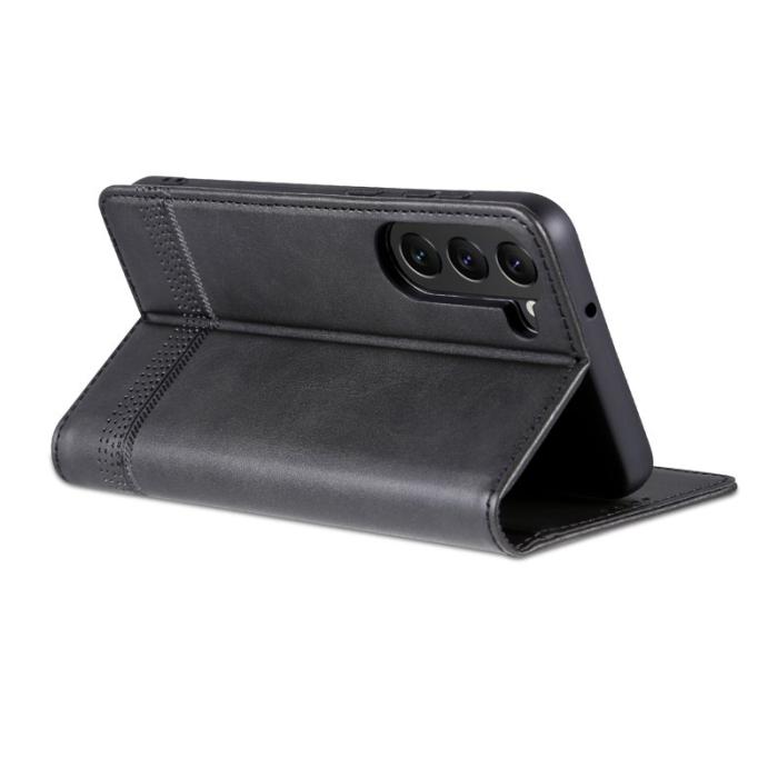 AZNS - AZNS Samsung Galaxy S24 Fodral PU Läder - Svart