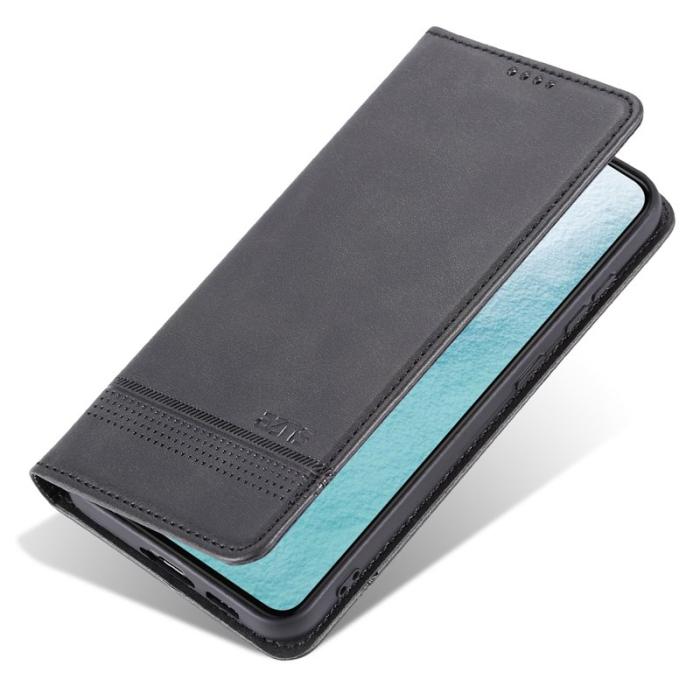 AZNS - AZNS Samsung Galaxy S24 Fodral PU Läder - Svart