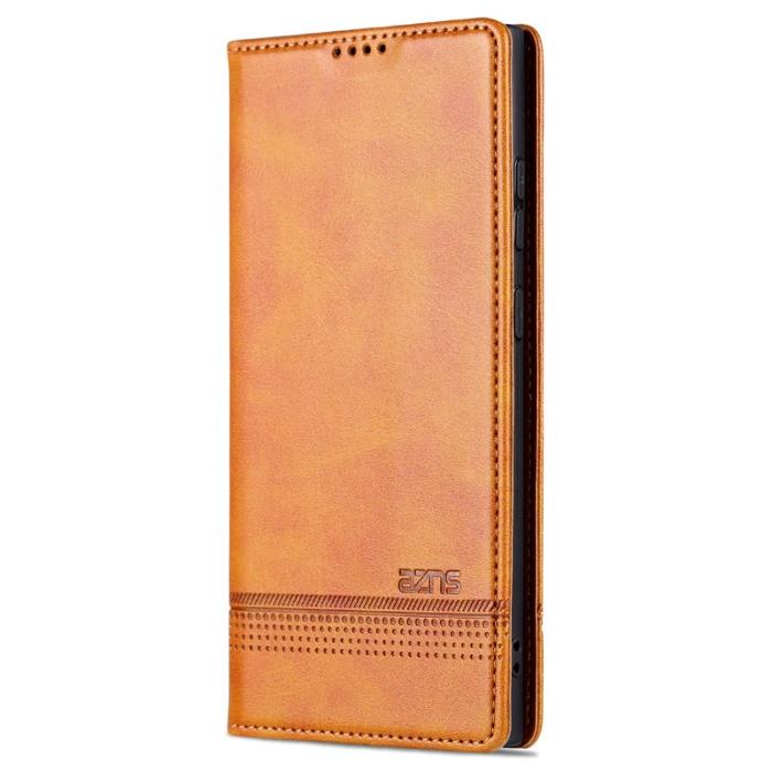 AZNS - AZNS Samsung Galaxy S24 Ultra Fodral Äkta läder - Brun