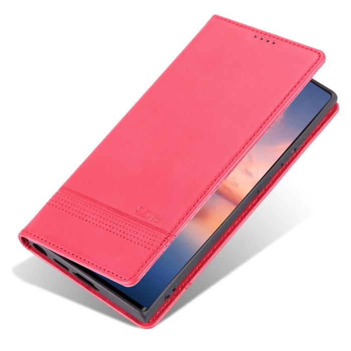 AZNS - AZNS Samsung Galaxy S24 Ultra Fodral Äkta läder - Rosa