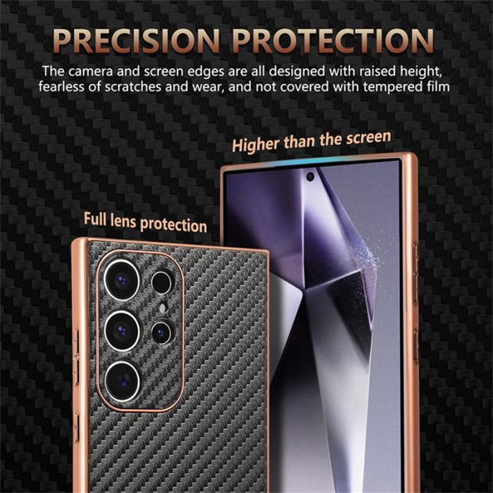 AZNS - AZNS Samsung Galaxy S24 Ultra Fodral PU+TPU - Blå