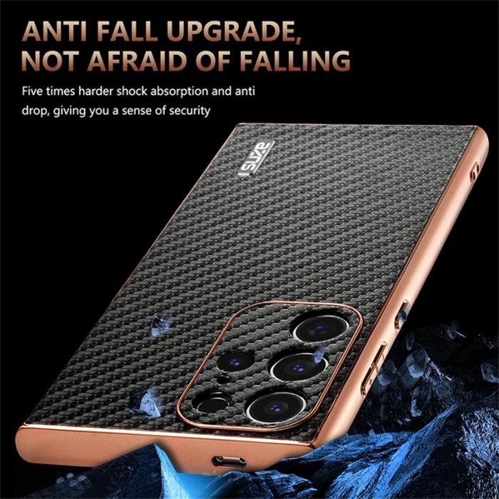 AZNS - AZNS Samsung Galaxy S24 Ultra Fodral PU+TPU - Grön