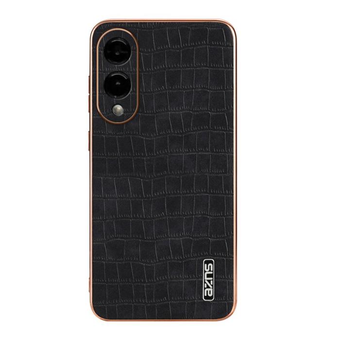 AZNS - AZNS Samsung Galaxy S25 Edge Fodral Electroplating PU + TPU - Svart