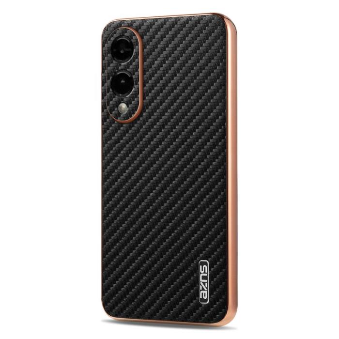 AZNS - AZNS Samsung Galaxy S25 Edge Fodral - Elektroplätering PU + TPU - Svart