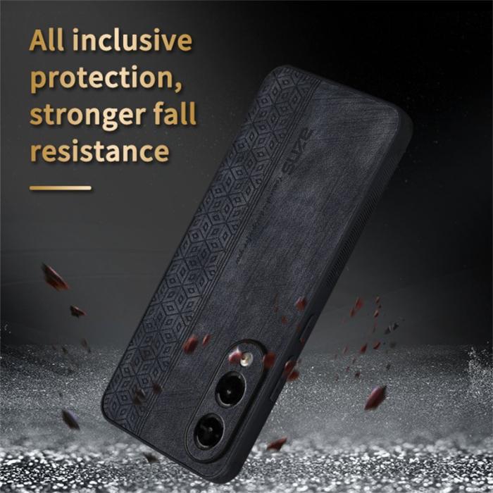 AZNS - AZNS Samsung Galaxy S25 Edge Fodral PU Läder - Grön