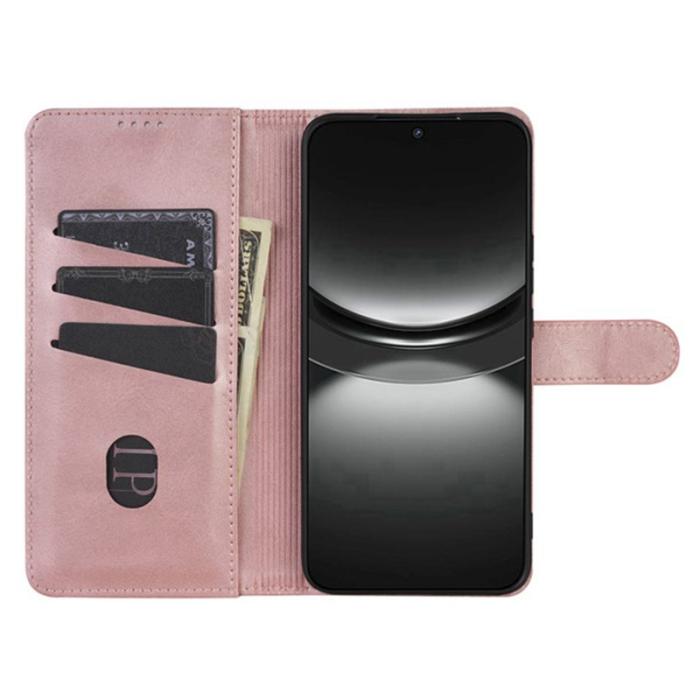 AZNS - AZNS Samsung Galaxy S25 Edge Fodral PU Läder - Rose Gold