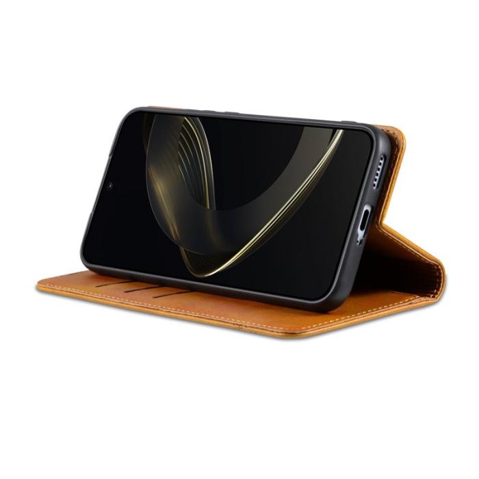 AZNS - AZNS Samsung Galaxy S25+ Fodral Äkta läder - Brun