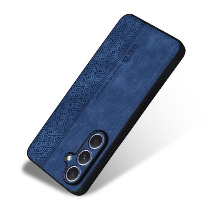 AZNS - AZNS Samsung Galaxy S25+ Fodral PU Läder - Blå