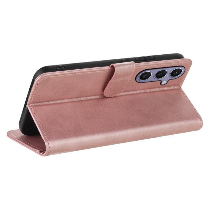 AZNS - AZNS Samsung Galaxy S25 Fodral PU Läder Plånbok - Roséguld