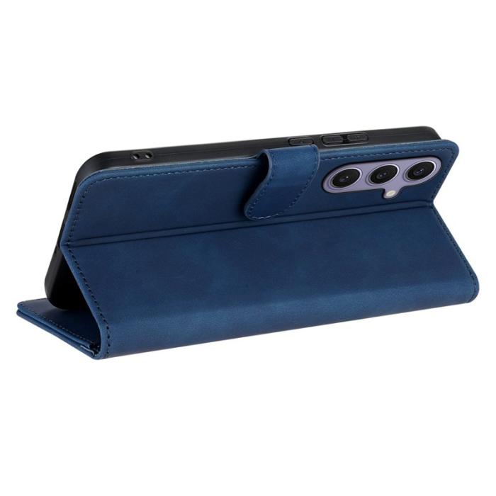 AZNS - AZNS Samsung Galaxy S25 Fodral PU Läder Plånboksfodral - Blå