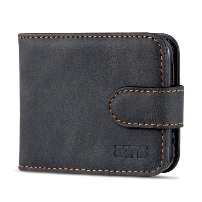 AZNS - AZNS Samsung Galaxy Z Flip3 5G Skal Äkta läder - Svart