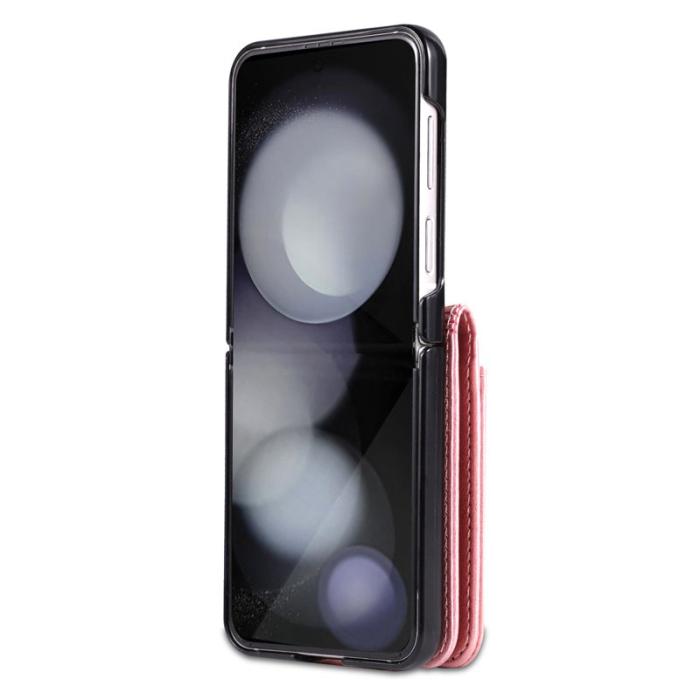 AZNS - AZNS Samsung Galaxy Z Flip7 FE Fodral Äkta läder - Roséguld
