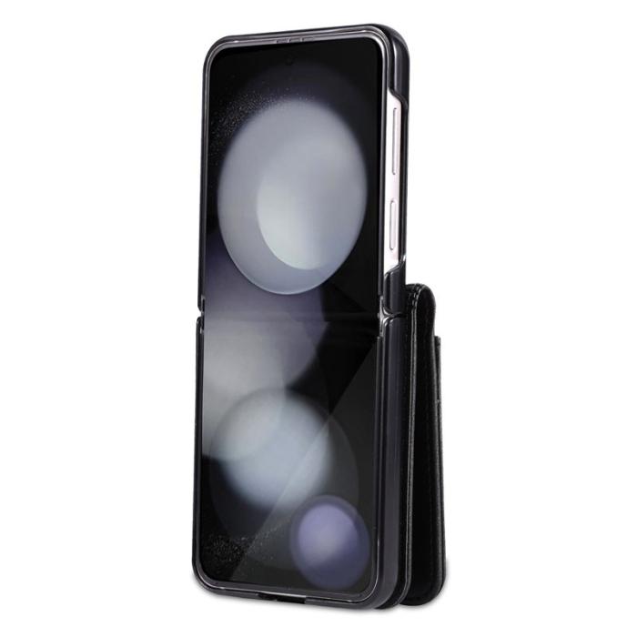 AZNS - AZNS Samsung Galaxy Z Flip7 FE Fodral Äkta läder - Svart