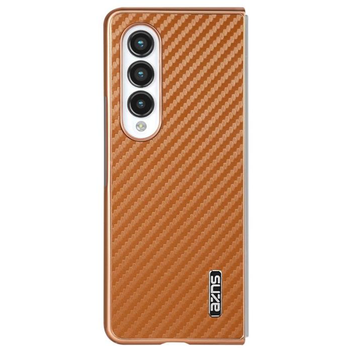 AZNS - AZNS Samsung Galaxy Z Fold4 5G Fodral - PU+TPU - Brun