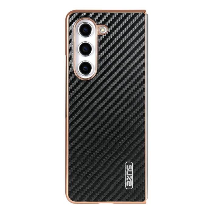 AZNS - AZNS Samsung Galaxy Z Fold5 Fodral PU+TPU - Svart