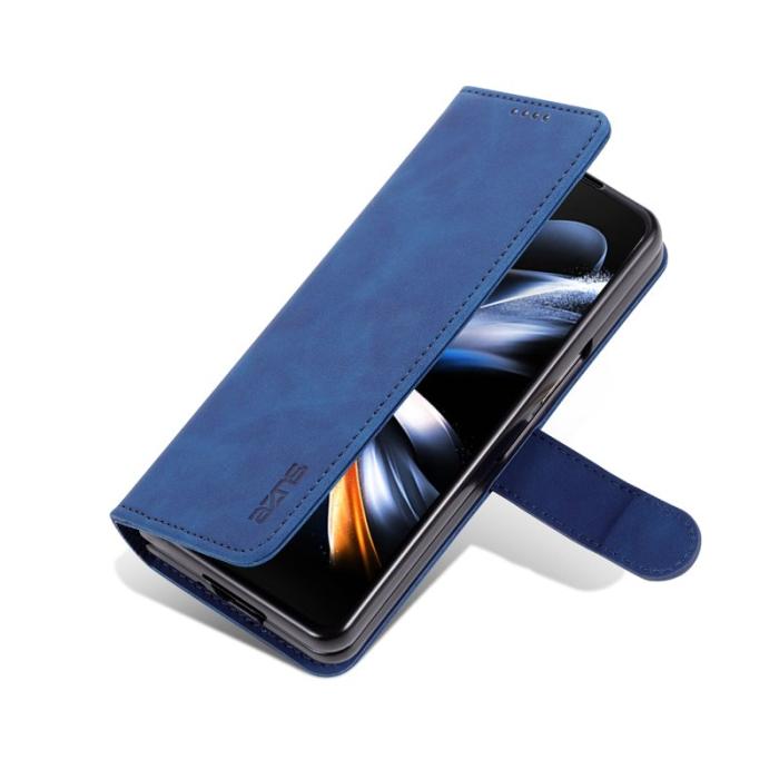 AZNS - AZNS Samsung Galaxy Z Fold5 Fodral Wallet PU Läder - Blå