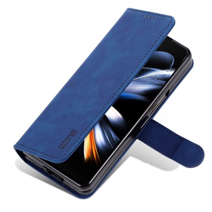 AZNS - AZNS Samsung Galaxy Z Fold6 Fodral PU Läder - Blå