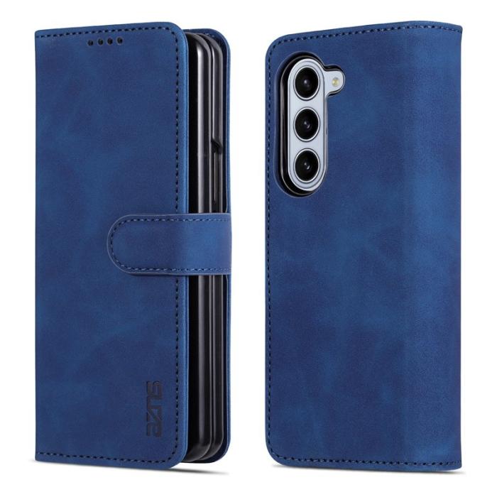 AZNS - AZNS Samsung Galaxy Z Fold6 Fodral PU Läder - Blå