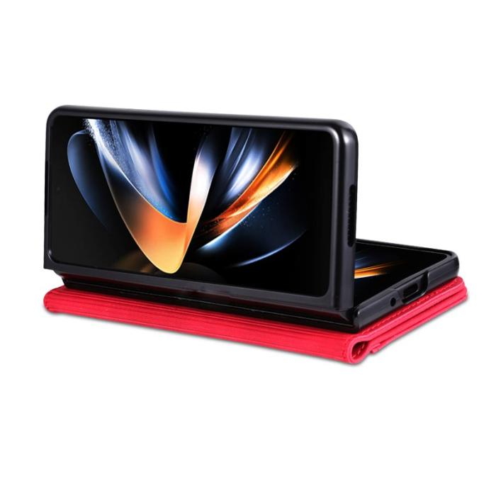 AZNS - AZNS Samsung Galaxy Z Fold6 Fodral PU Läder - Röd
