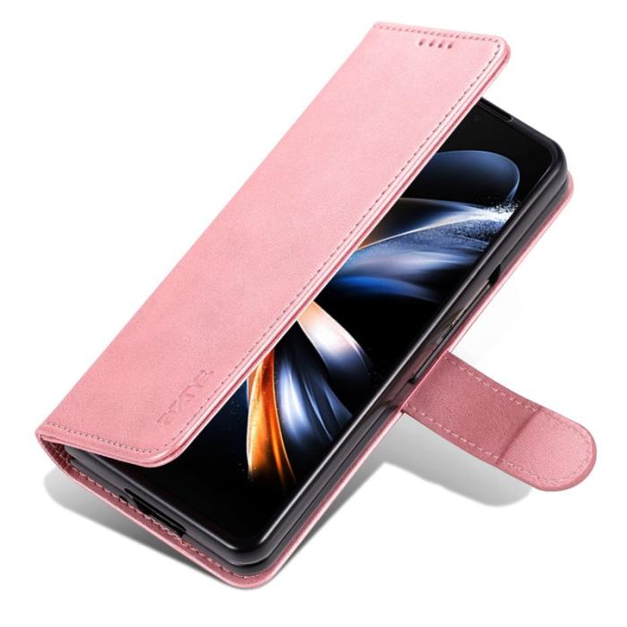 AZNS - AZNS Samsung Galaxy Z Fold6 Fodral PU Läder - Rose Gold