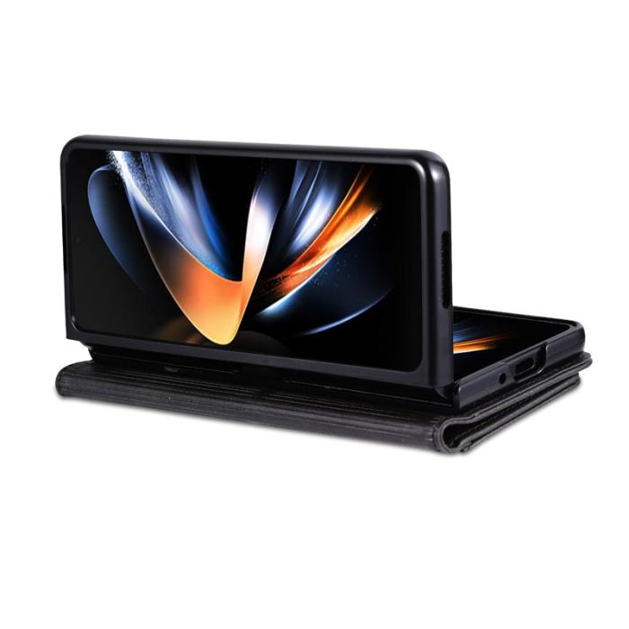 AZNS - AZNS Samsung Galaxy Z Fold6 Fodral PU Läder - Svart