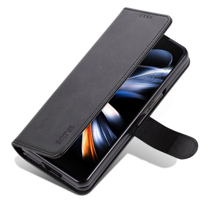 AZNS - AZNS Samsung Galaxy Z Fold6 Fodral PU Läder - Svart
